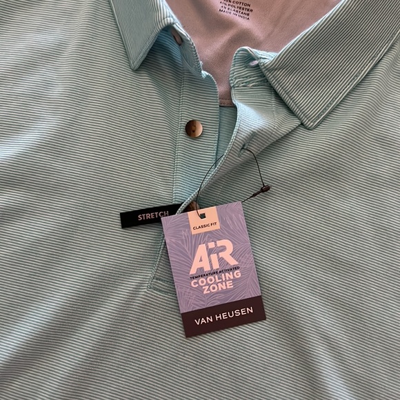 NWT Van Heusen Air Classic Fit Polo Shirt - Picture 6 of 7